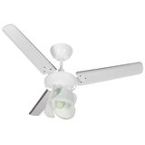Ventilador de Teto Lestia 3 Velocidades 130W Branco Tron - 127V