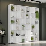 Kit Estante Para Livros Com 12 Nichos 221cm X 222cm Caracol Branco