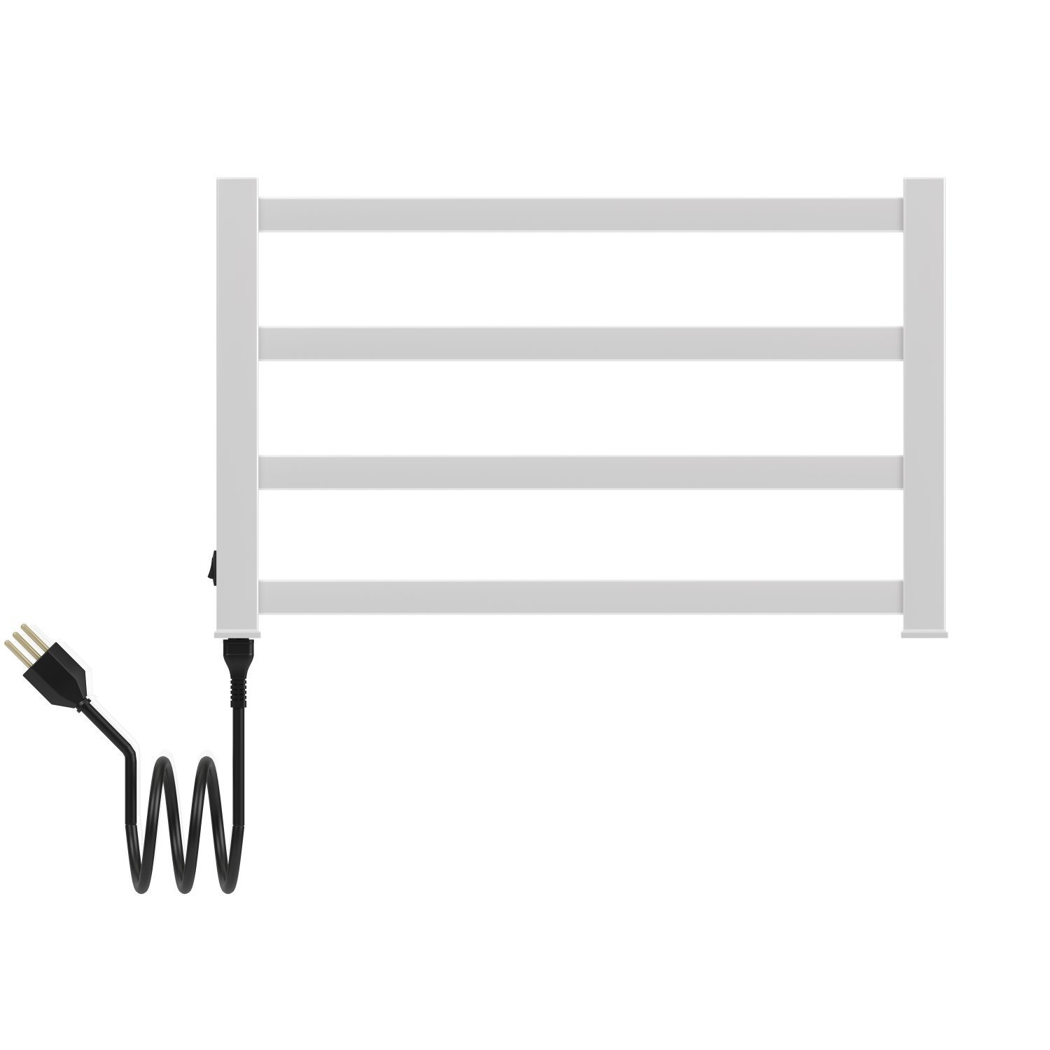 Toalheiro Aquecido Thermo Square Bivolt E Bilateral Branco