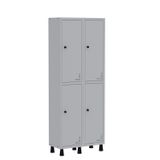 Roupeiro Aco Light 2v 04 Portas Gr302/4pri Cinza