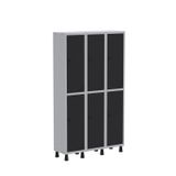 Roupeiro Aco Light 3v 06 Portas Gr303/6