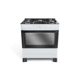 Fogão 5 Bocas Com Mesa De Vidro E Acendimento Mueller Branco