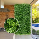 18 Placas Para Parede Verde Livre De Manutenção Altamente Realista Folhagens Mistas Fácil De Instalar 60x40cm