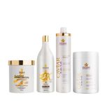 Kit De Hidratação Capilar E Descoloração Profissional