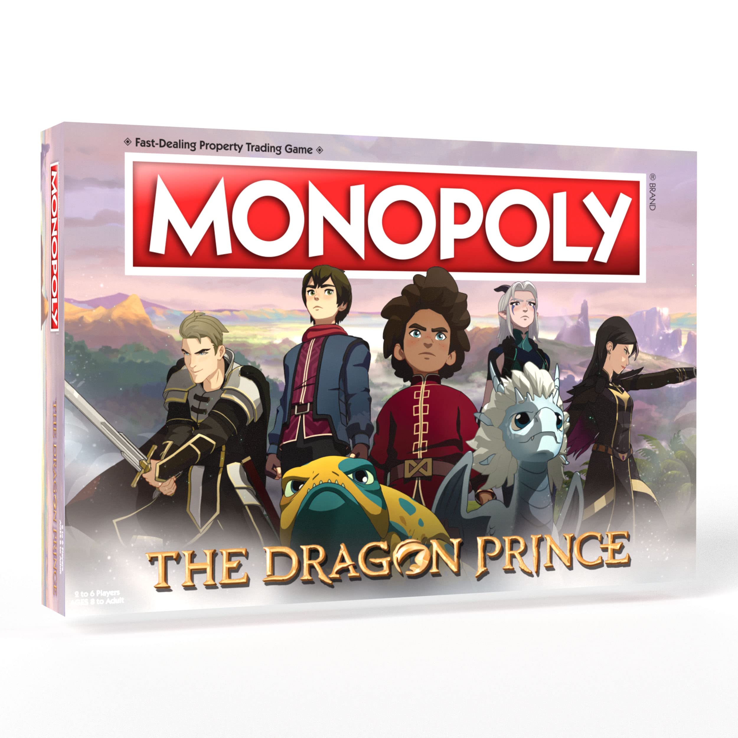 Jogo De Tabuleiro Usaopoly Monopoly: The Dragon Prince | Mais De 8 Anos