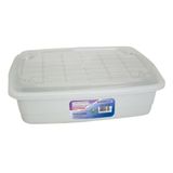 Caixa Organizadora Container Com Tampa 10 Litros Para Organização De Alimentos Brinquedos, Documentos Multiuso