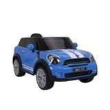 Carrinho Elétrico Infantil Bel Brink Mini Paceman 12V com Controle Remoto Azul