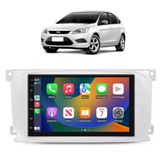 Kit Multimídia Focus 09 / 13 Mold Prata 7 Pol Carplay Androidauto Usb Bt Fm - 708br Roadstar