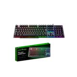 Teclado Gamer Naja Viper Pro Gamer Semi Mecânico Preto Rgb