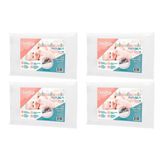 Travesseiro Infantil Bb3002 Nasa Baby Antissufocante 200 Fios Impermeável Kit C/ 4 Un (30x40x4) - Duoflex