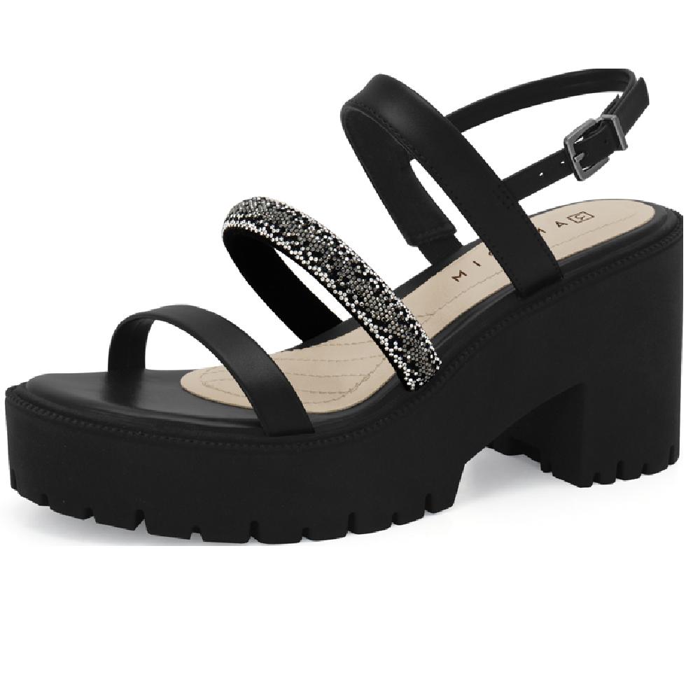 Sandalia Ramarim Tratorada Ref 2454207-1 Preto 038