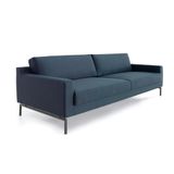 Sofá 3 Lugares Peppe Linho Azul 210 Cm