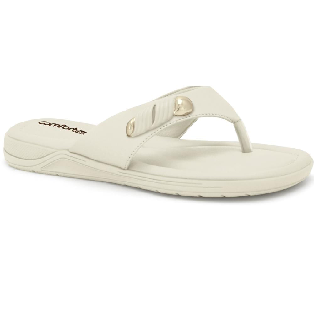 Chinelo Comfortflex Ref 2580302-4 Creme 037