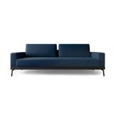 Sofá 3 Lugares Franccesco Linho Azul 180 Cm