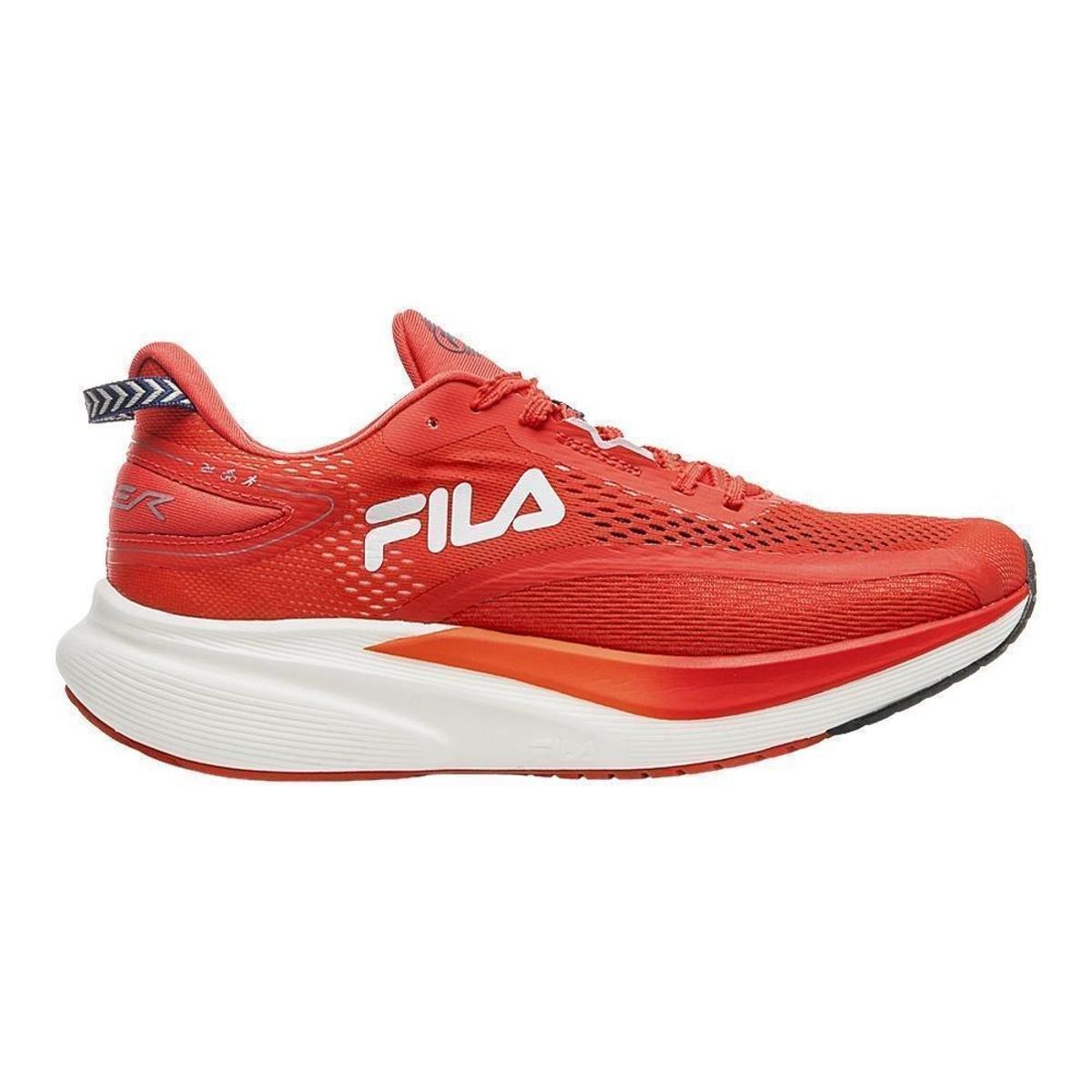 Tenis Fila Racer T2 Xtreme Vermelho/branco/laranja 040