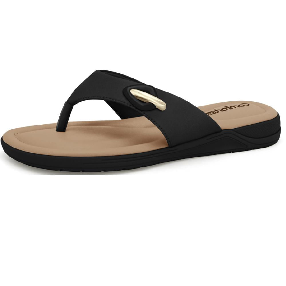 Chinelo Comfortflex Ref 2580301-2 Preto 040