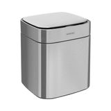 Lixeira Tramontina Sense Square 8 Litros Automática Com Sensor Aço Inox Acetinado Tramontina