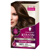 Tintura De Cabelo Schwarzkopf Keratin Color 4.0 Cappuccino 1 Aplicação