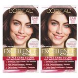 Cor De Cabelo L&#39;oreal Paris Excellence Creme 5ar Medium Maple Brown