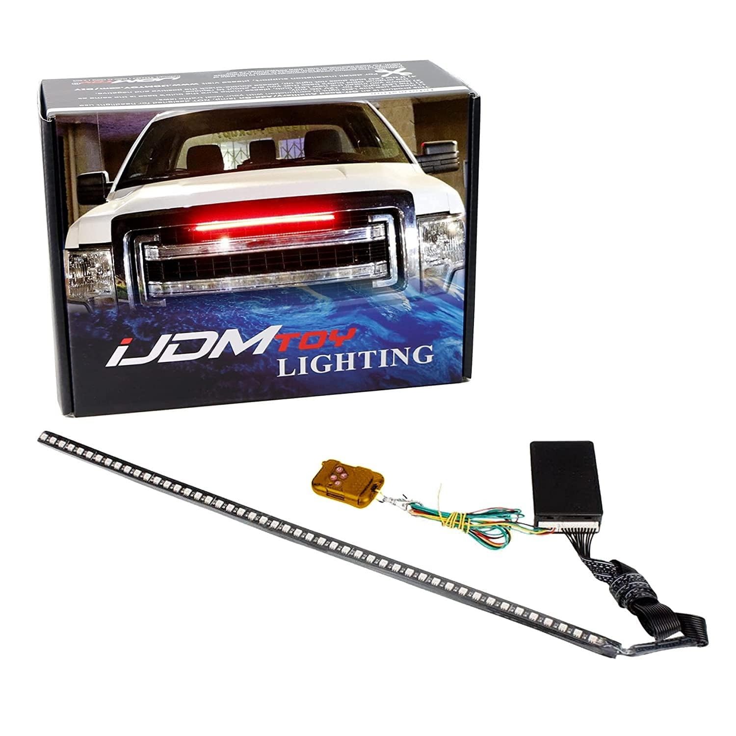 Barra De Iluminação Led Knight Rider Scanner Ijdmtoy 50 Cm Rgb - Carrefour