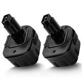 Bateria Eohjar 3.6ah Ni-mh 12v Para Dewalt Drill, Pacote Com 2 Unidades