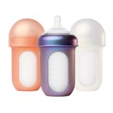 Bolsa De Silicone Reutilizável Para Mamadeira Boon Nursh 240 Ml 3-6m