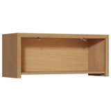 Armário De Cozinha Modulado Condessa C/ 1 Porta Basculante 80cm Carvalho/cinza - Nesher