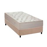 Colchão Solteiro Molas Masterpocket Ensacadas Orthotel Superluxo + Base Crc Suede Clean (88x188) - Ortobom