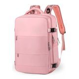 Mochila Mala Bolsa Expansiva Notebook Usb Viagem Escola