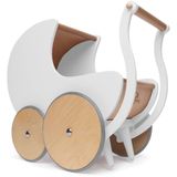 Carrinho De Brinquedo Kinderfeets Pram Walker Sustainable White