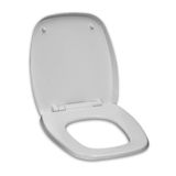 Assento Sanitário em Resina Termofixa para as Louças Fit Versato Savary Soft Close Tupan Cinza