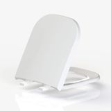Assento Sanitário em Polipropileno para Louças Debba Gap Quadra Polo Unic Soft Close Tupan Branco