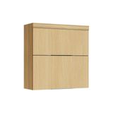 Armário Aéreo Cozinha Modulado Marquesa C/ 2 Portas Basculante 80 Cm Nature - Nesher