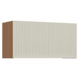 Armário Aéreo Cozinha Modulado Simone Mendes C/ 1 Porta Basculante 80cm Carvalho/cinza - Nesher