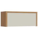 Armário Aéreo Cozinha Modulado Condessa C/ 1 Porta Basculante 80cm Carvalho/cinza - Nesher
