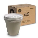 Pote Pequeno Branco Multifuncional - 50 Pçs