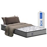 Colchão Solteiro Espuma A Vácuo De D33 Night And Day Gray Bed In Bag (88x188x24) - Probel