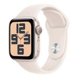 Apple Watch Se (gps, 40 Mm) Caixa De Alumínio Estelar Pulseira Esportiva Estelar