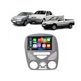 Kit Multimídia Palio Strada Siena Fire C/ Ar 2002 / 2014 7 Pol Carplay Androidauto - 8100 Firstoption