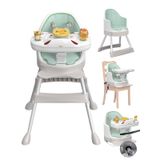 Cadeira Alta Para Bebês Rabbit Rustler 8 Em 1 Conversível 6-36m Verde