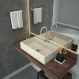 Kit Cuba Rt55 Com Torneira Luxo 1195 E Válvula Click 1 Polegada E Meia Compace Bege