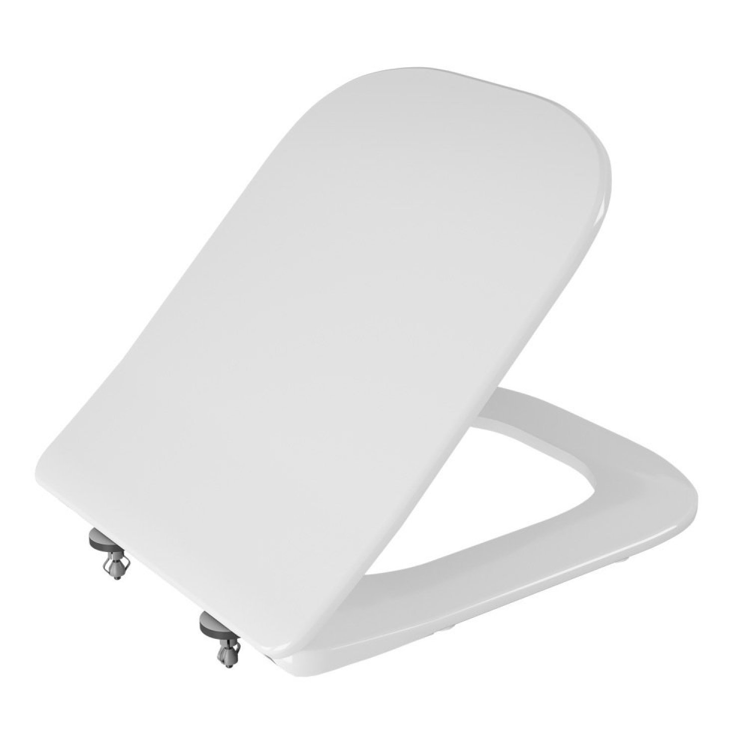 Assento Sanitário Quadra Premium Termofixo Soft Close Click Slim Gelo 17 Astra Branco