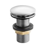 Válvula Lavatório Click Luxo 8 Cm - 7/8 Blister Cromado