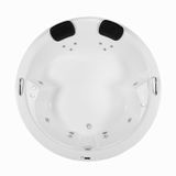 Banheira De Hidromassagem Firenze Em Gel Coat Gran Luxo Com Aquecedor 140cm - Volume Ideal 210 Litro Branco
