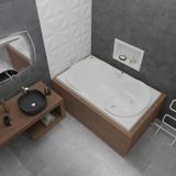 Banheira De Hidromassagem Due Gran Luxo 160x90x50cm - P4 - 110v - Com Aquecedor Branco