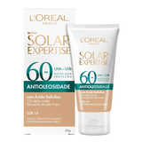 Protetor Solar Facial Antioliosidade Fps 60 L&#39;oreal Expertise Pele Oleosa Cor 1.0 40g