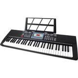 Teclado Musical Portátil 61 Teclas Rhythmic 80 Com Bluetooth