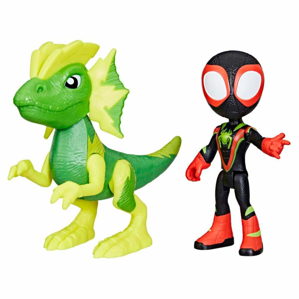 Bonecos Marvel Spidey Dino Webs Morales E Electrosaurus Hasbro