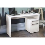 Mesa Computador Escrivaninha S970 C/ 1 Porta E 1 Gaveta Branco - Kappesberg