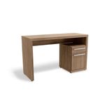 Mesa Computador Escrivaninha S970 C/ 1 Porta E 1 Gaveta Nogal - Kappesberg